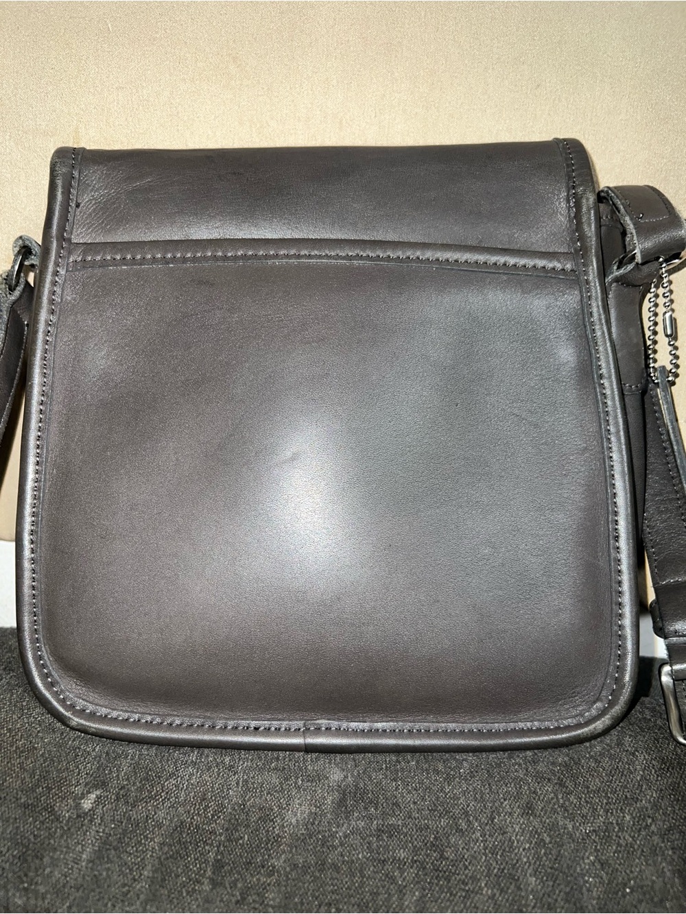 COACH #9076 LEGACY COMPANION STYLE- VINTAGE GRAY LEATHER - Picture 5 of 7